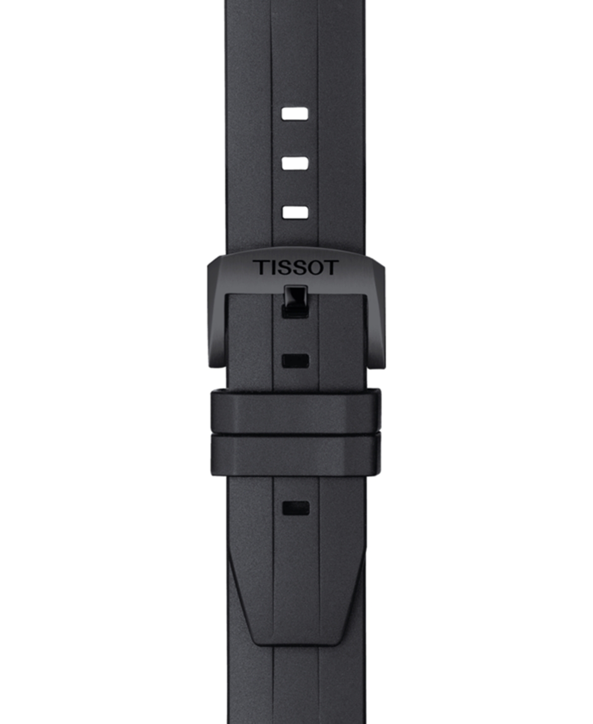 Shop Tissot Men's Swiss Automatic Seastar Black Rubber Strap Diver Watch 43mm