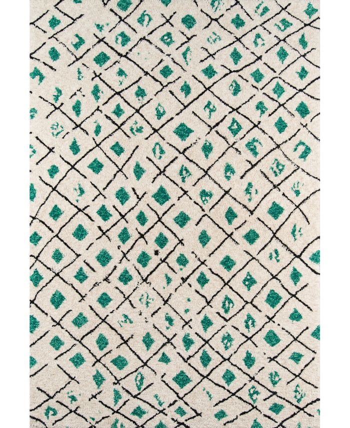 Novogratz Collection Novogratz Bungalow Bun-2 Green 9' x 12' Area Rug ...