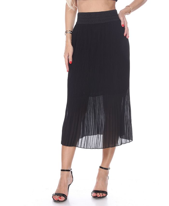 White mark midi skirt on sale