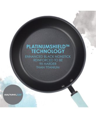 Create Delicious Hard Anodized Aluminum Nonstick 10.25" Deep Skillet