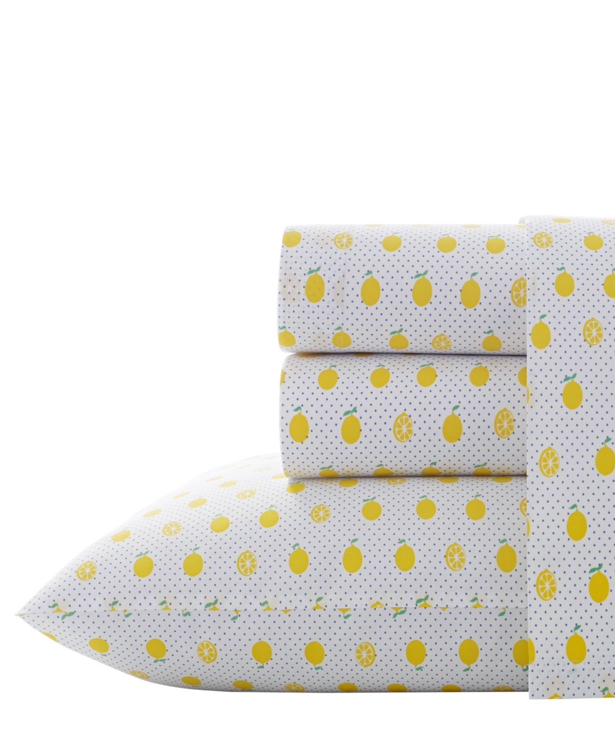 Poppy & Fritz Lemons Sheet Set, Twin Xl - Open Yellow