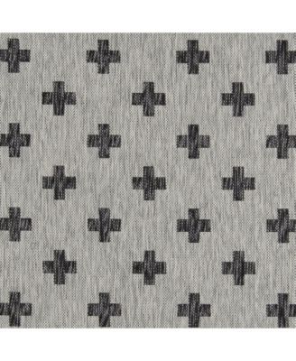 Novogratz Villa Vi-01 Gray 3'3" x 5' Outdoor Area Rug