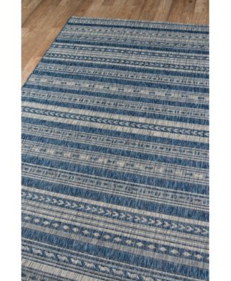 Novogratz Villa Vi-04 Blue 3'3" x 5' Outdoor Area Rug