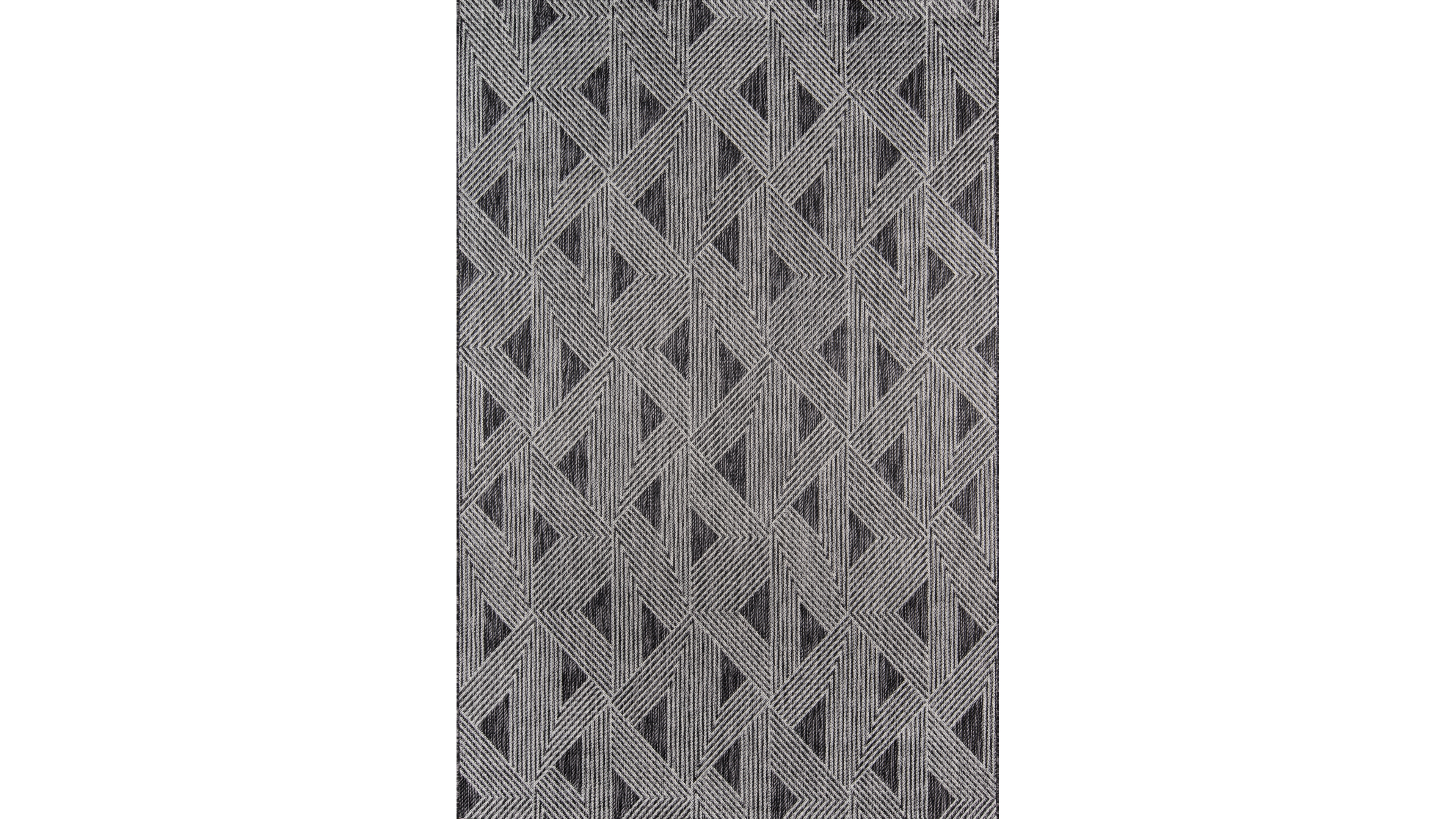 Novogratz Villa Vi-06 Charcoal 3'3" x 5' Outdoor Area Rug