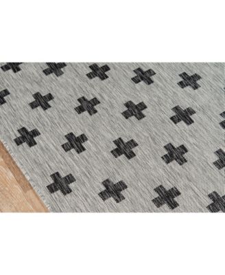 Novogratz Villa Vi-01 Gray 3'11" x 5'7" Outdoor Area Rug