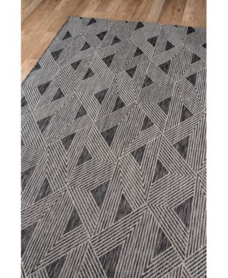Novogratz Villa Vi-06 Charcoal 7'10" x 10'10" Outdoor Area Rug