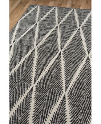 River Riv-1 Machine-Washable Beacon Black Area Rug Collection