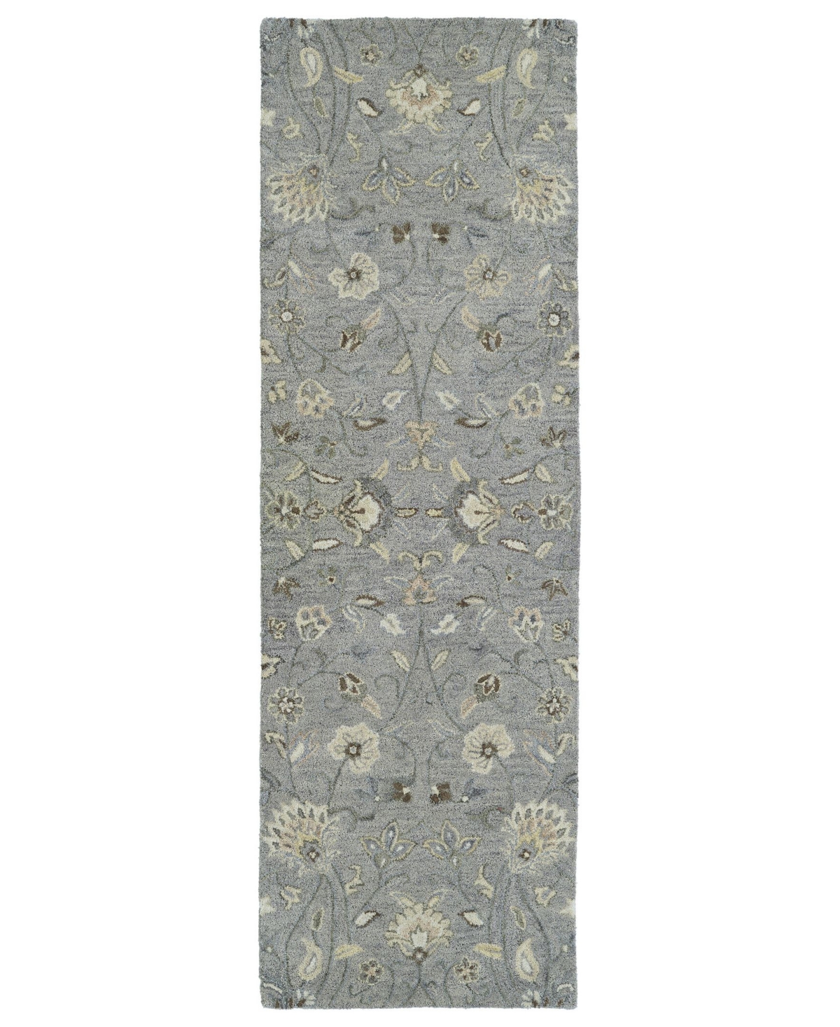 Kaleen Helena 3208-75 Gray 2'6in x 8' Runner Rug - Grey