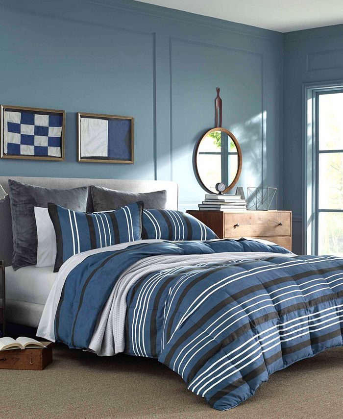 Nautica Valmont Navy Comforter Set, Twin/Twin XL Macy's