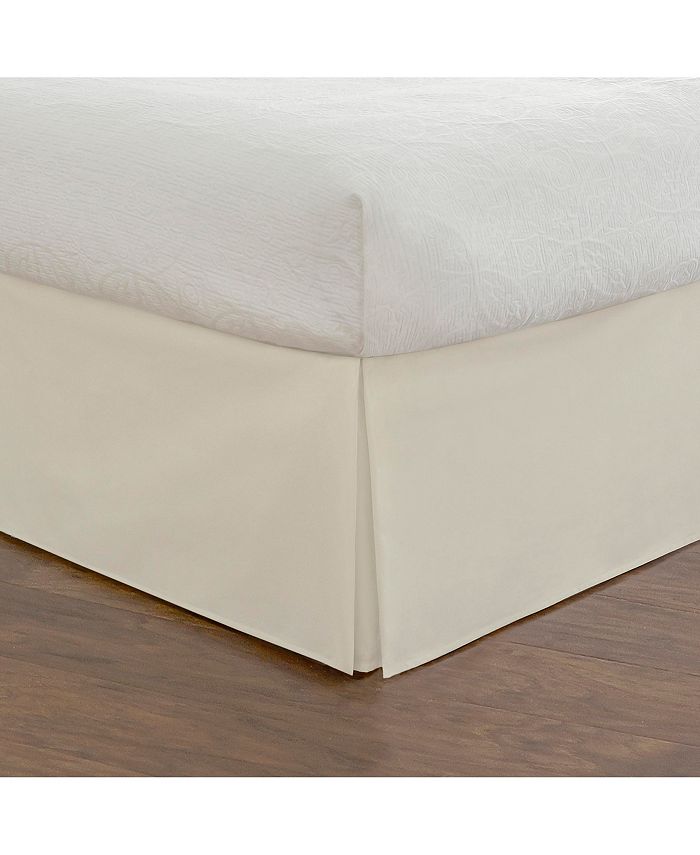 Fresh Ideas Poplin Tailored Twin Bed Skirt Macy's