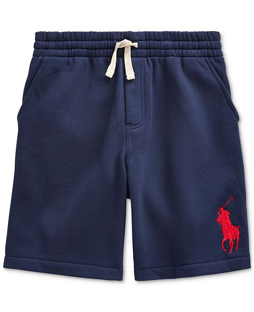 Polo Ralph Lauren Big Boys Fleece Shorts Created For Macy S Reviews Shorts Kids Macy S