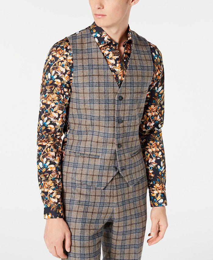 Paisley and clearance gray vest