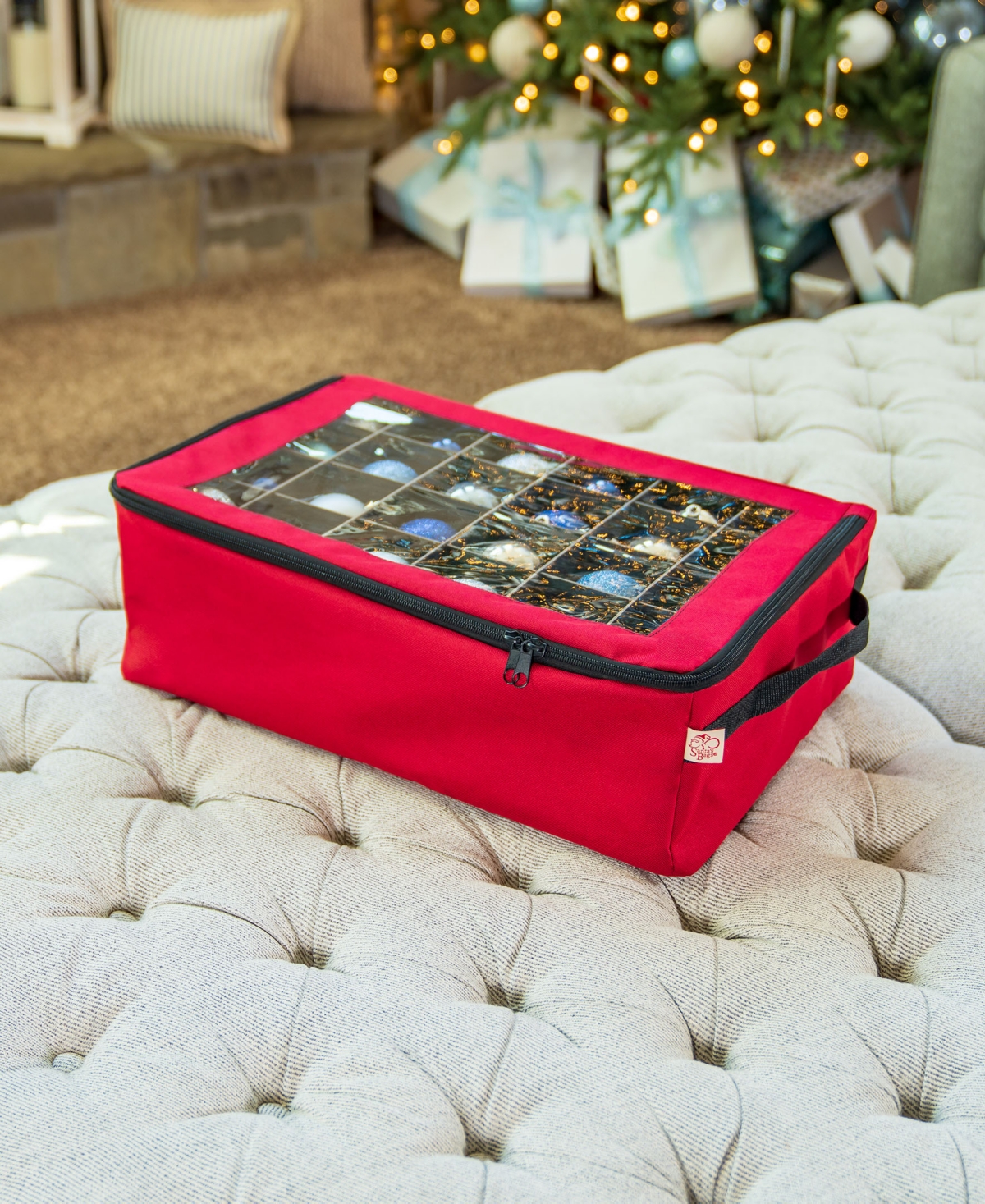 Christmas Ornament and Decoration 2-Tray Storage