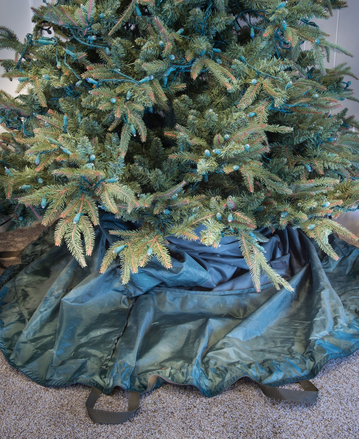 TreeKeeper Large Upright Christmas Tree Storage Bag with Wheels