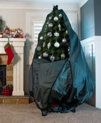 Upright Assembled Christmas Tree Bag with Wheels, 7'-9' trees
