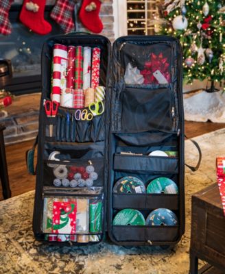 Rolling Vertical Wrapping Paper Storage Container