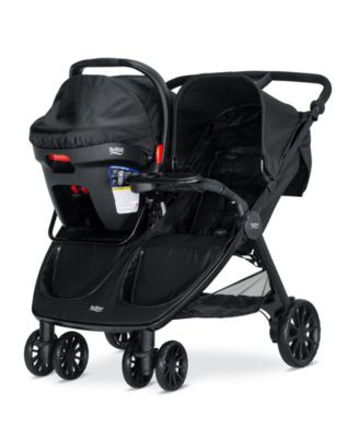 double stroller compatible with britax car seat