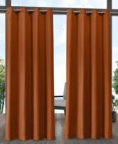 Orange Outdoor Curtains Drapes Macy S