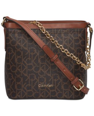 Calvin Klein Signature Beverly Crossbody & Reviews - Handbags ...