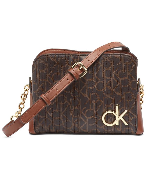 Calvin Klein Signature Paige Crossbody & Reviews - Handbags ...