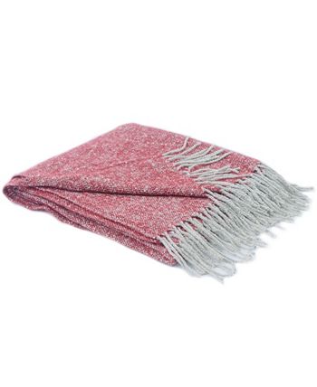 Cheer Collection Ultra Soft Knit Throw Blanket with Decorative Fringes ...