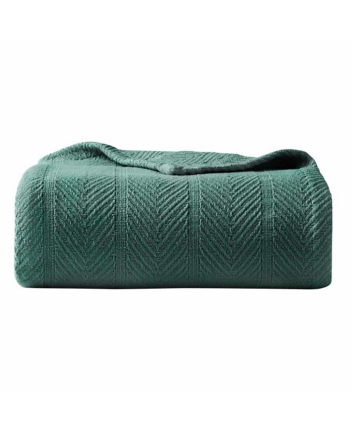 Eddie Bauer Herringbone Blanket, King Macy's
