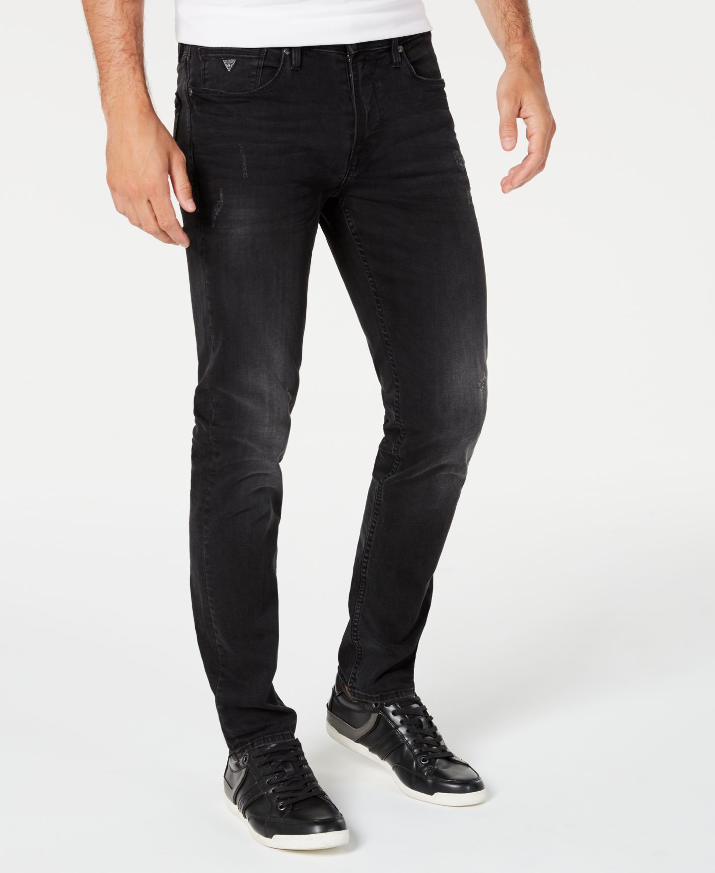 Мужские джинсы GUESS Slim Tapered Fit, цвет: Варёный, вариант 1 — фото 1
