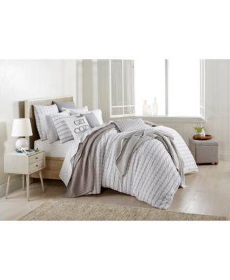 Charter Club LAST ACT! Seersucker 3-Pc. Duvet Cover Set, King, Exclusively at Macy’s
