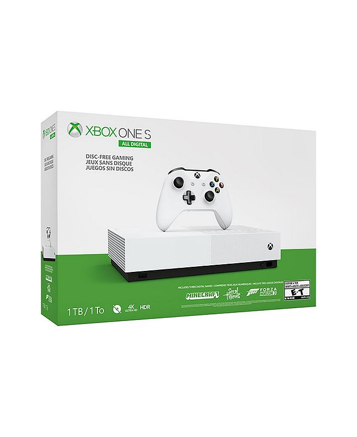 Xbox Microsoft - One S 1TB All-Digital Edition Console (Disc-free ...
