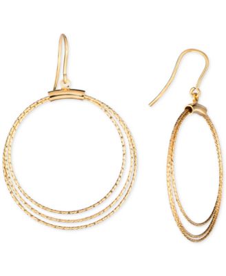 multi circle earrings