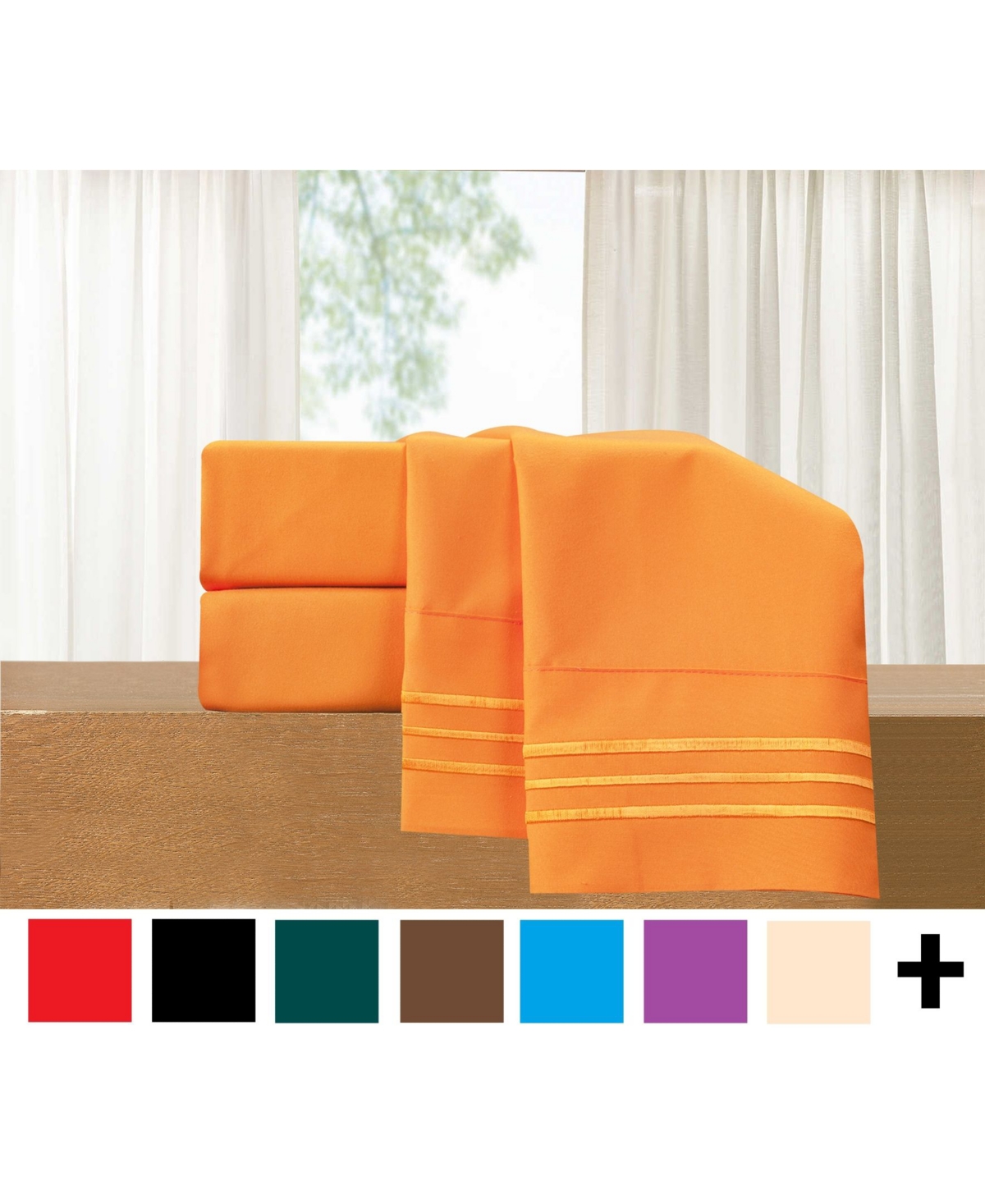 Elegant Comfort Luxury Soft Solid -Pc. Sheet Set