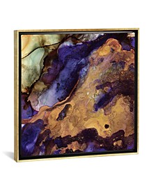 "Purple and Gold Abstract" by Spacefrog Designs Gallery-Wrapped Canvas Print