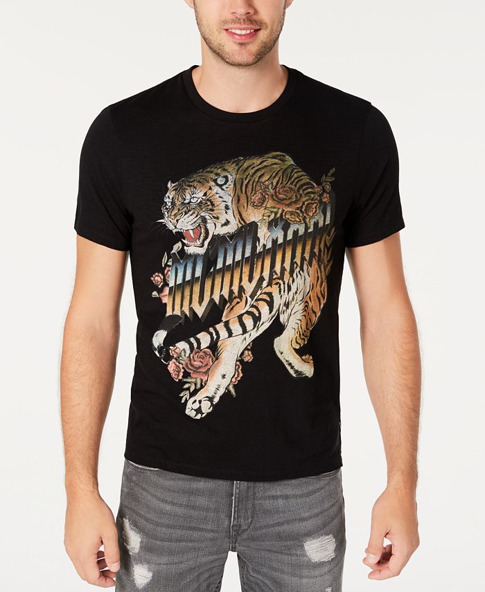 GUESS Men's Tiger Graphic T-Shirt - Macy's