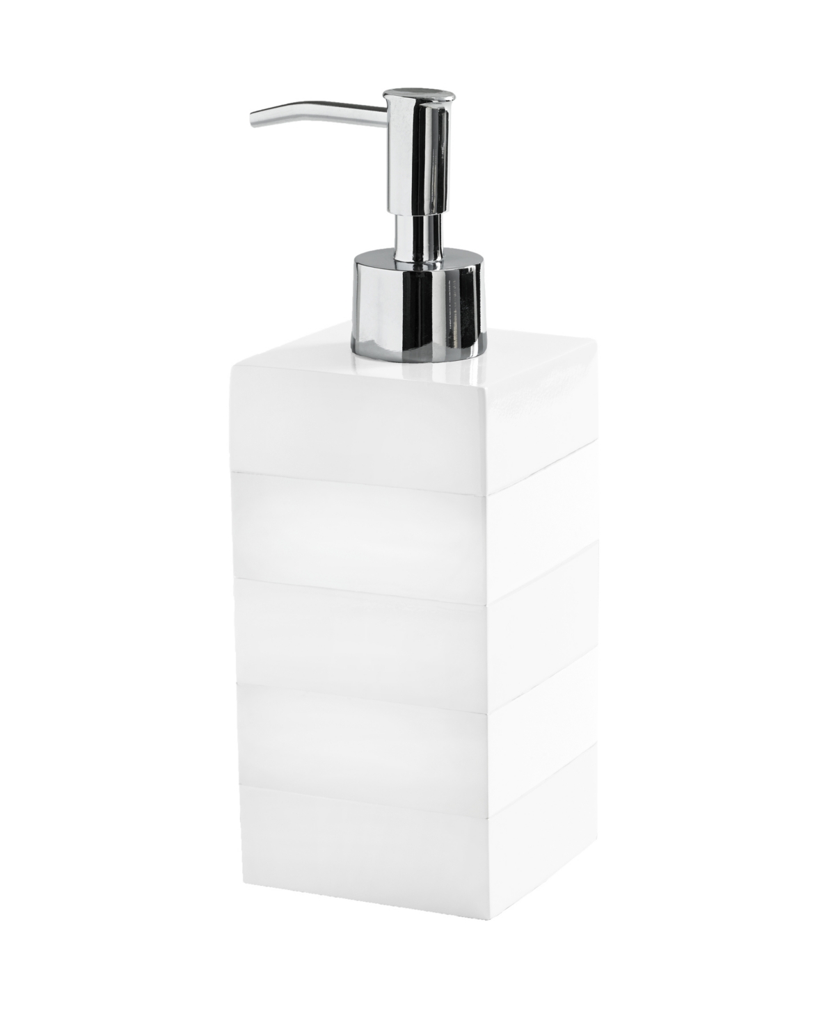 Lacquer Soap/Lotion Dispenser - White