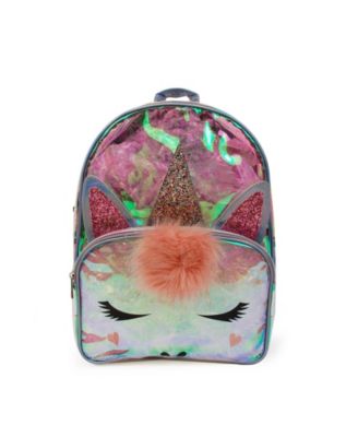 clear backpack unicorn