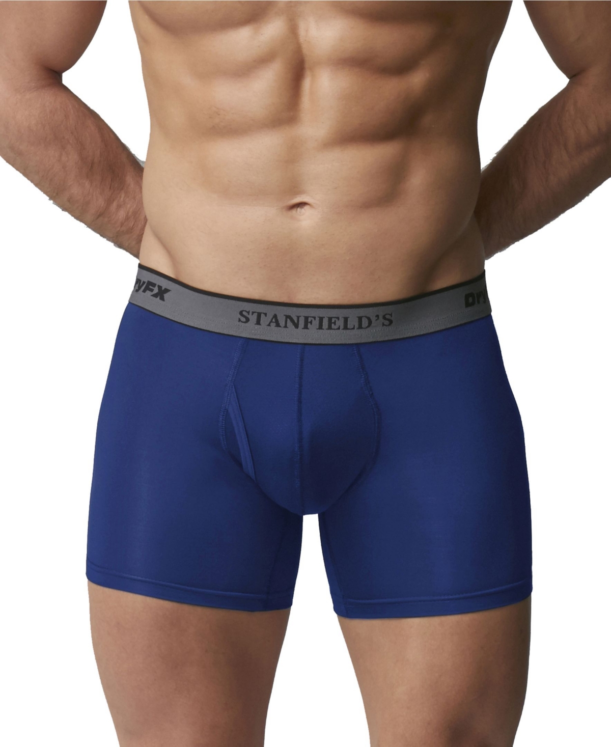 DryFX Men's Performance Boxer Brief Underwear - Sapphire
