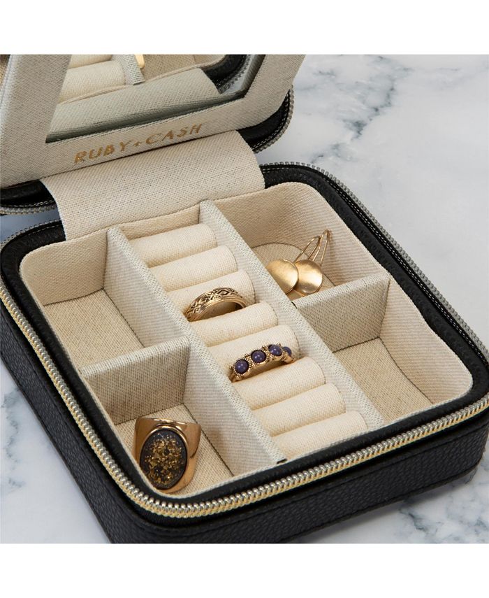 Ruby + Cash Mini Zippered Travel Jewelry Organizer Box Macy's
