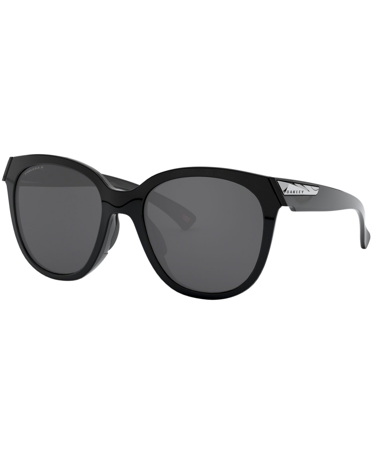 Oakley Low Key Polarized Sunglasses, Oo9433 54 In Polished Black,prizm Black Polarized