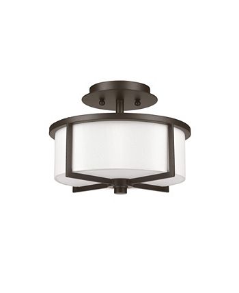 Livex - Wesley 2-Light Small Ceiling Mount