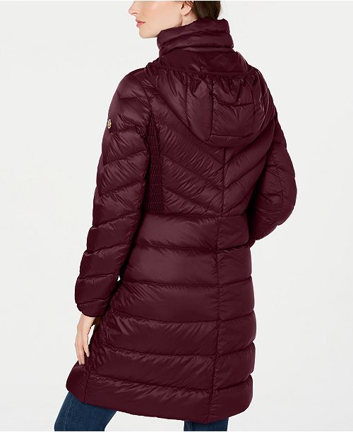 Michael Kors Hooded Packable Down Puffer Coat Created For Macy S