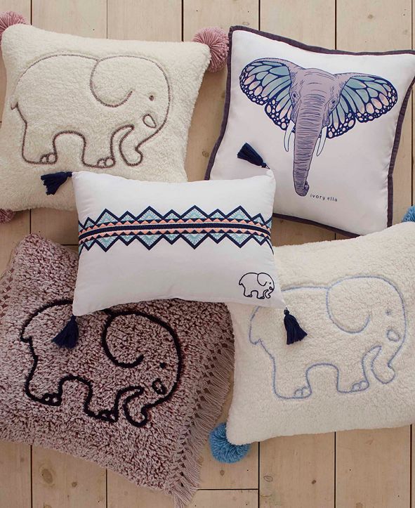 Ivory Ella Ella Sherpa Square Pillow & Reviews ...