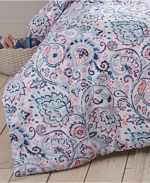 Ivory Ella Nicole Twin Duvet Cover Set & Reviews Duvet Covers Bed & Bath Macy's