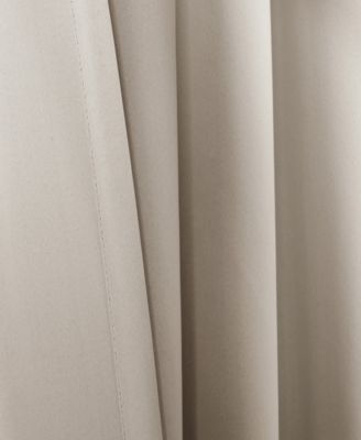 Lush Decor Insulated Back Tab Room Darkening Window Curtain Panels Pair 52"W x 63"L, Curtains For Bedroom - Living Room Curtains