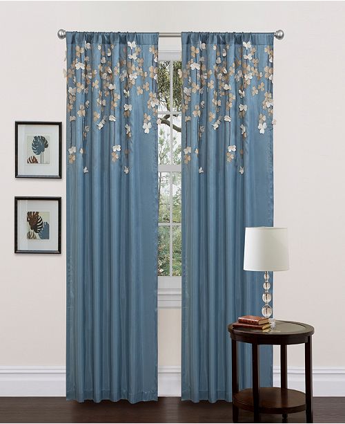 Lush Decor Flower Drops 84 X42 Single Window Panel Reviews