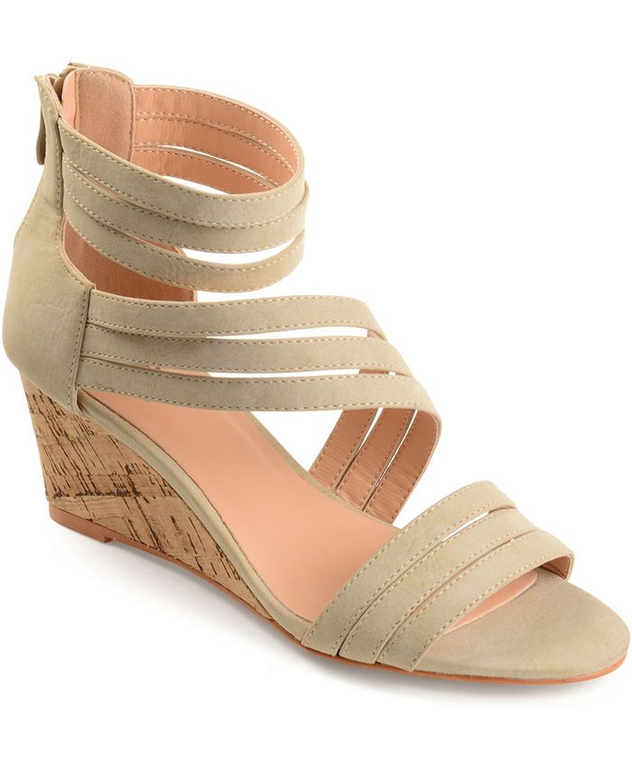 journee collection loki women's wedge sandals