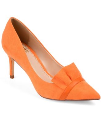 orange pumps for sale