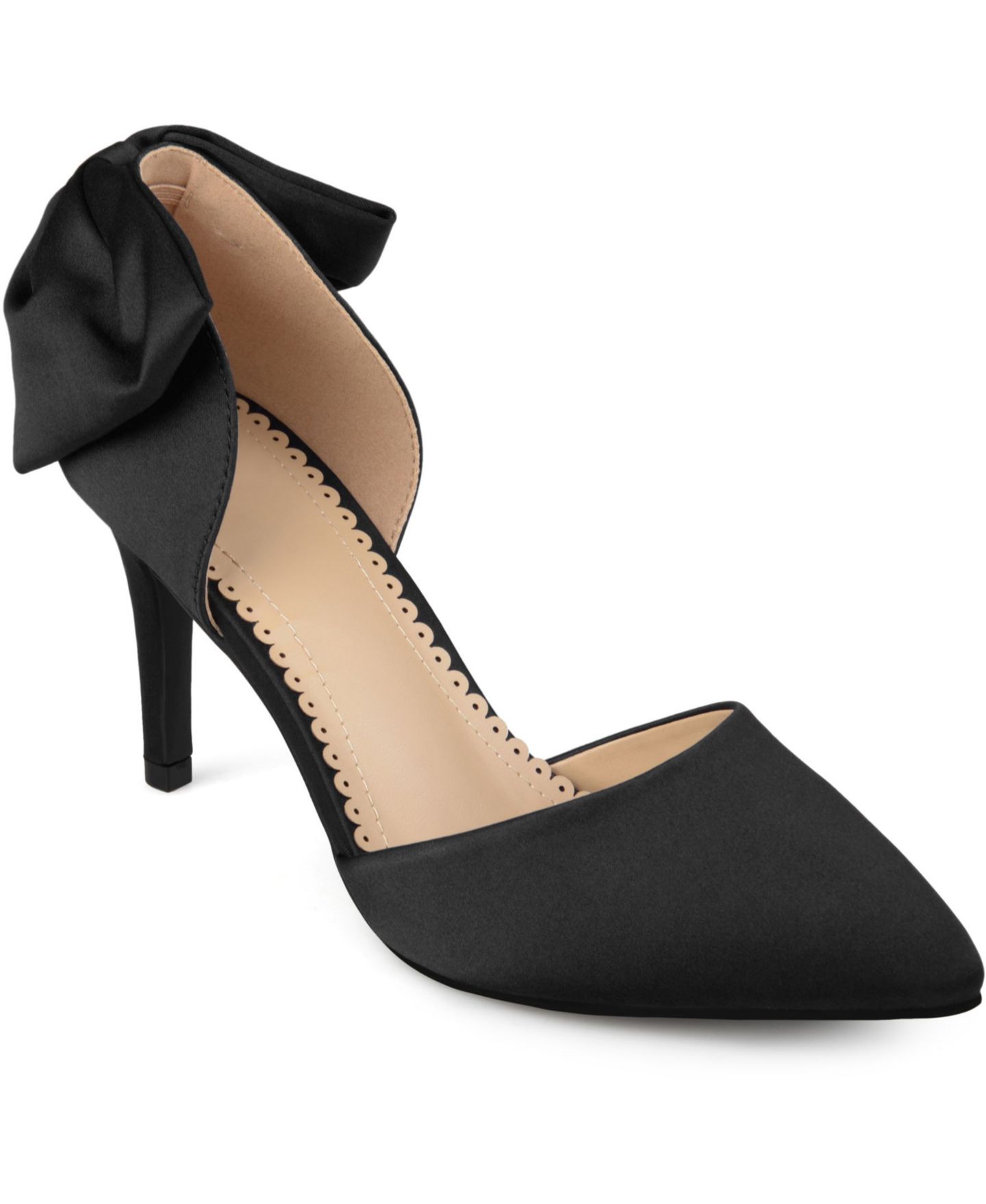 Женские туфли Journee Collection Tanzi Bow Stiletto, цвет: Угольный — фото 12