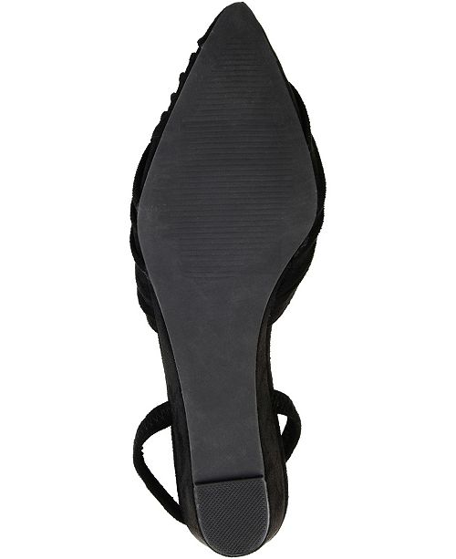 Journee Collection Women's Arkie Sliver Wedges Shoes Gray Size 7.5M