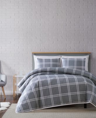 Truly Soft - Leon Plaid King Duvet Set