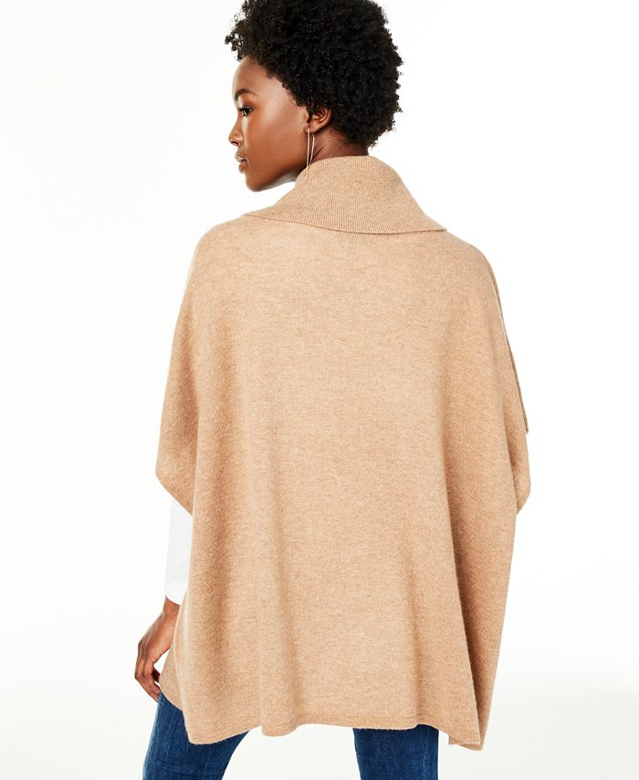 Charter Club Cashmere CowlNeck Poncho, Created for Macy's Macy's